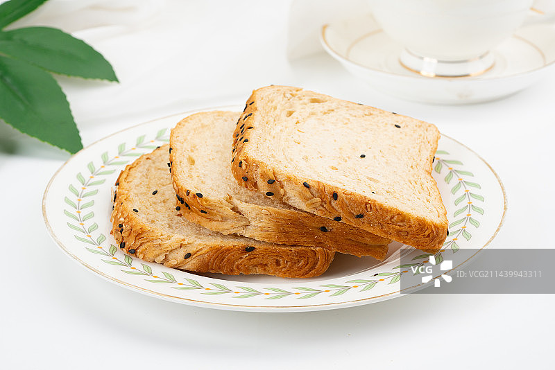 全麦吐司早餐面包图片素材