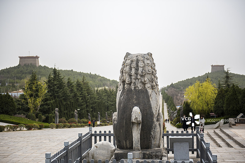陕西咸阳乾陵图片素材