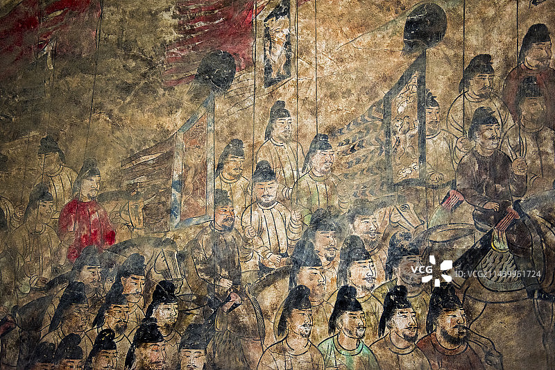 陕西乾陵懿德太子墓图片素材