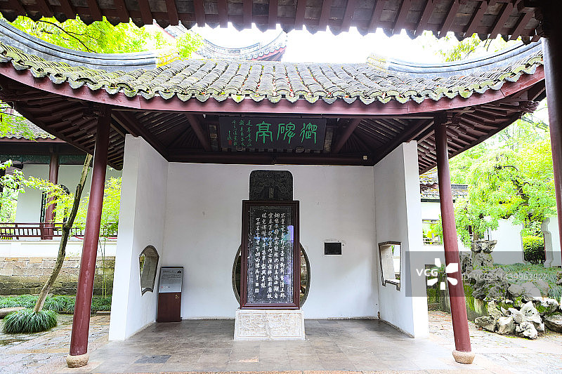 嘉兴南湖江南园林烟雨楼图片素材