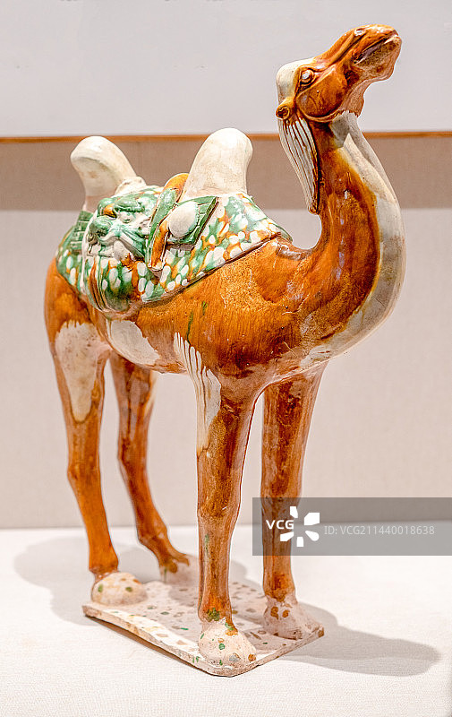 深圳博物馆唐三彩骆驼图片素材