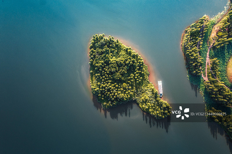 湖心岛图片素材