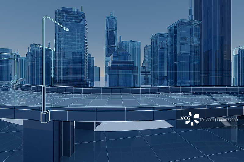 三维数字城市图片素材