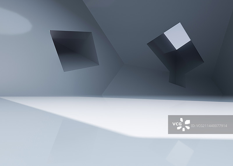 现代极简建筑空间露天广场图片素材