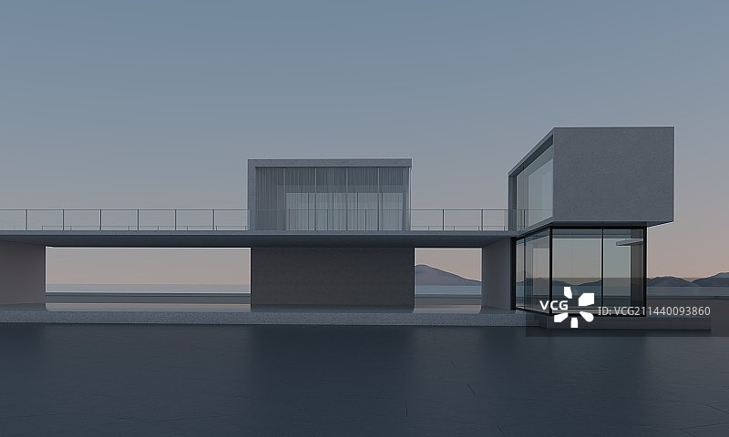 3D渲染城市广场图片素材