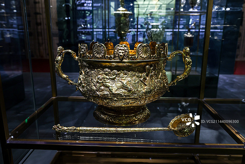 香港两依藏博物馆藏 乔治三世冻酒器图片素材