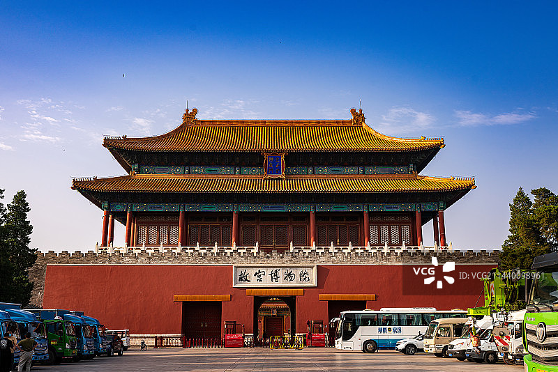 北京故宫神武门图片素材