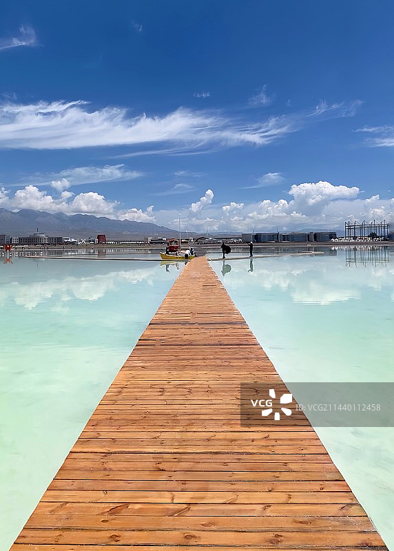 茶卡盐湖图片素材