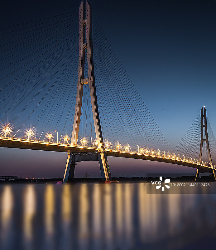 的低角度大胜关大桥视图图片素材