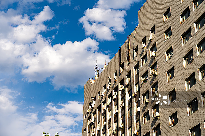 现代建筑仰天俯视图片素材