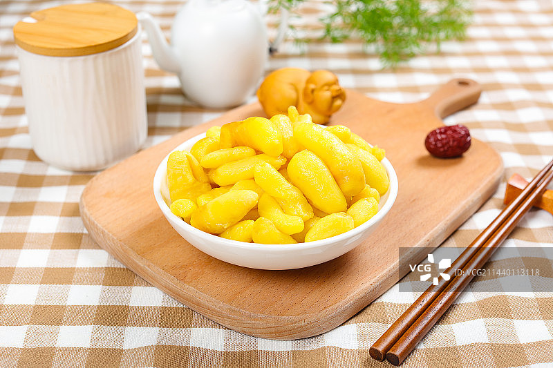 特色农家泡菜小吃泡嫩姜芽图片素材