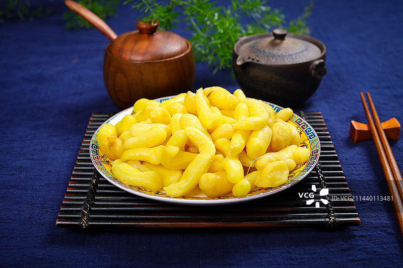 家常泡菜小吃腌泡嫩姜芽图片素材