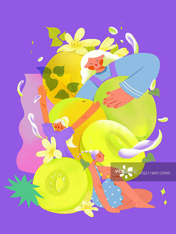 青提茉莉果茶图片素材