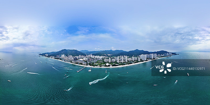 惠州巽寮湾全景图片素材