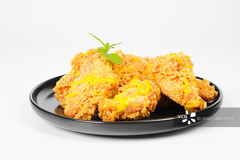 蜂蜜芥末炸鸡图片素材