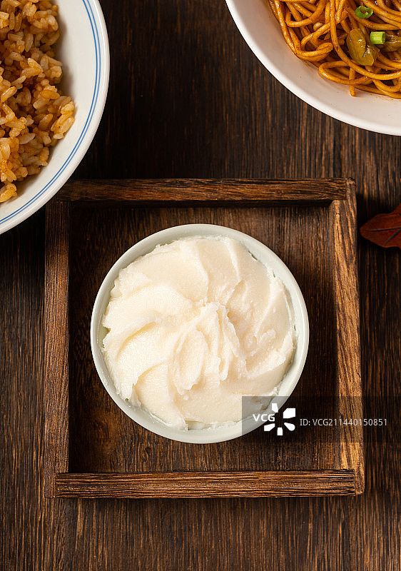 碗里的猪油图片素材