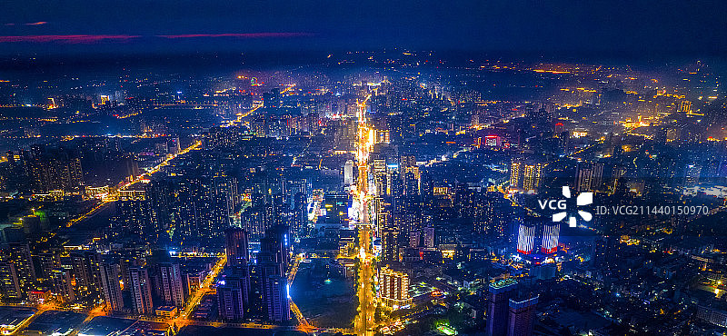 襄阳樊城夜色图片素材