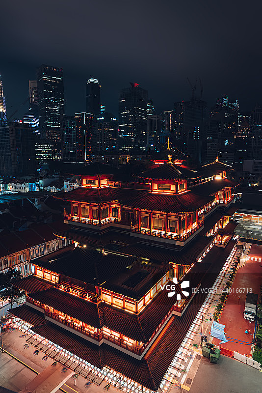 新加坡佛牙寺图片素材