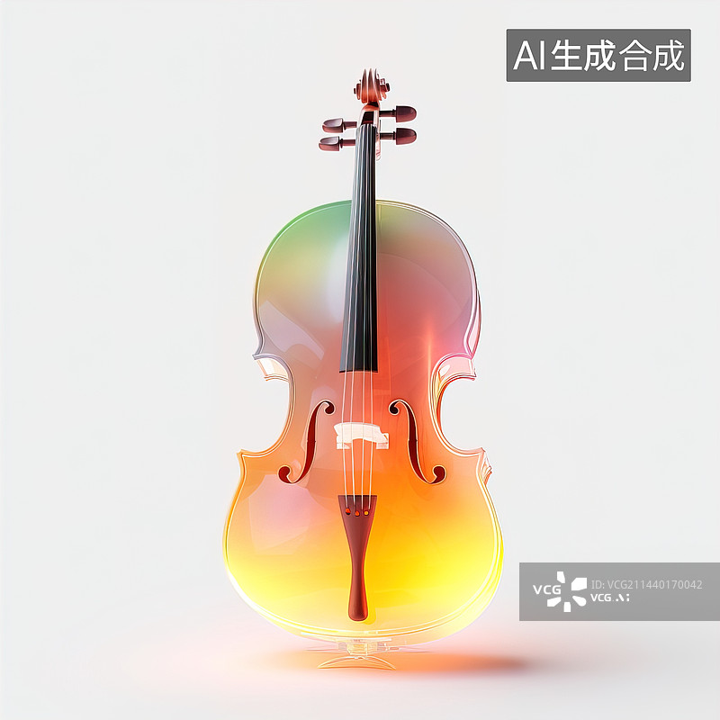 【AI数字艺术】音乐，小提琴，乐器图片素材