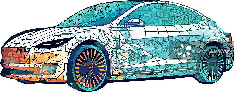 未来主义跑车驾驶背景图片素材