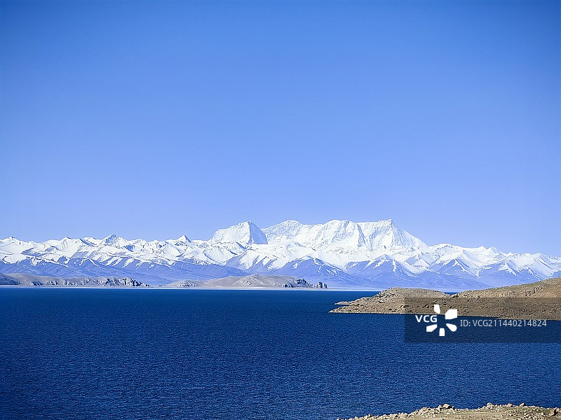 纳木错湖图片素材