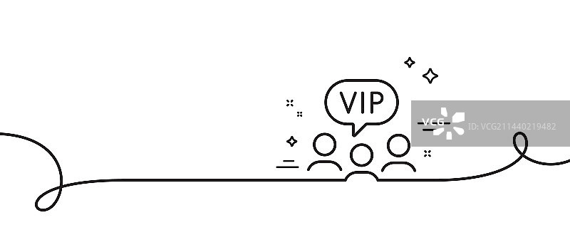 VIP客户线条图标，重要人物标志图片素材