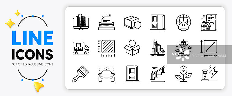 房地产中介楼梯和交付保险图片素材