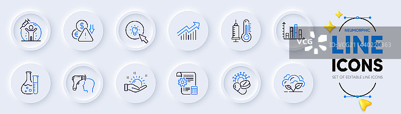 疫苗保护通货紧缩和需求曲线图片素材