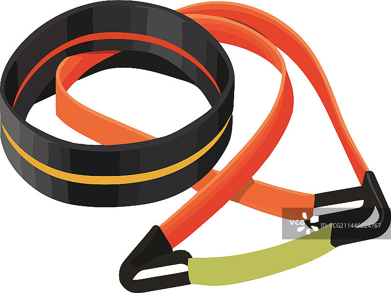 力量训练的阻力带图片素材