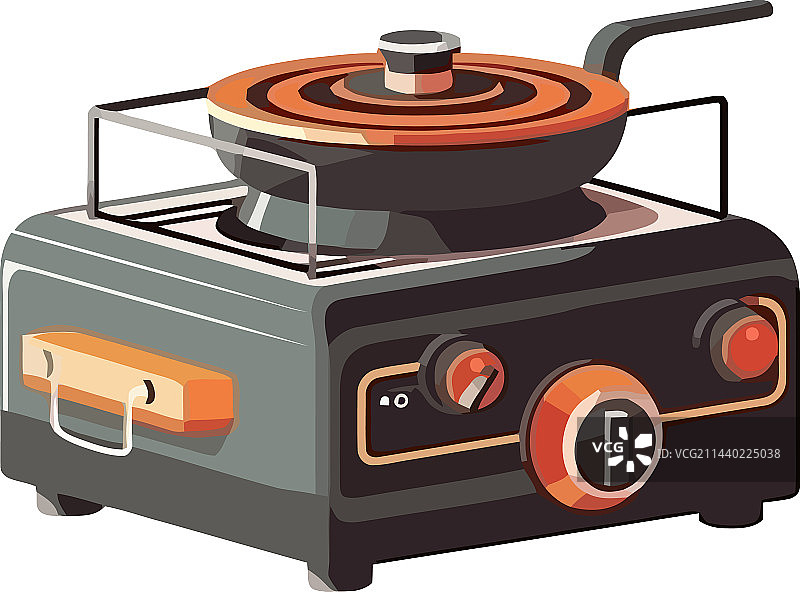 便携式烹饪炉具图片素材