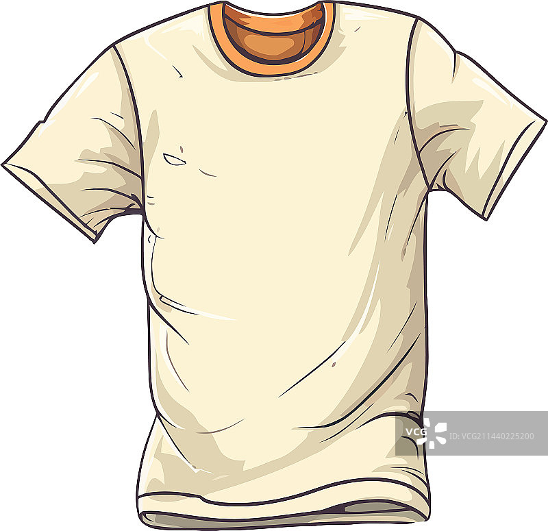 黄色衬衫设计图片素材