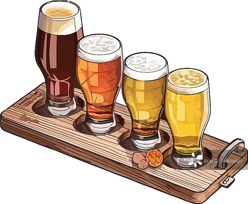 多泡沫啤酒杯图片素材
