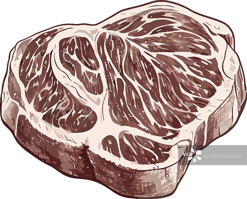新鲜烤制的西冷牛排美食图片素材