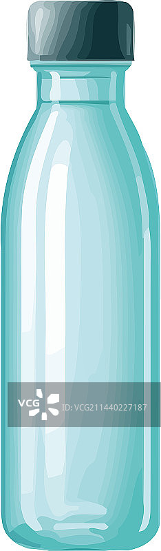 装有药物的蓝色塑料药瓶图片素材