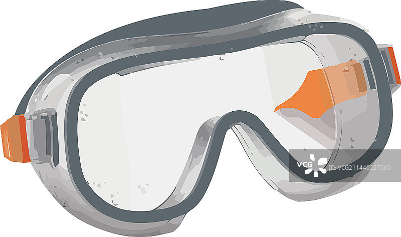 佩戴护目镜的水肺潜水探险图片素材