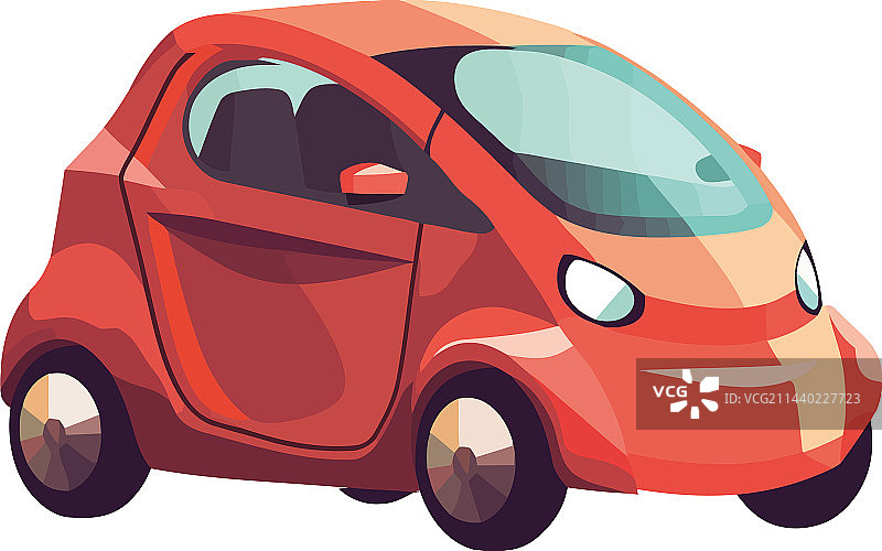 现代汽车在空旷的道路上快速行驶图片素材