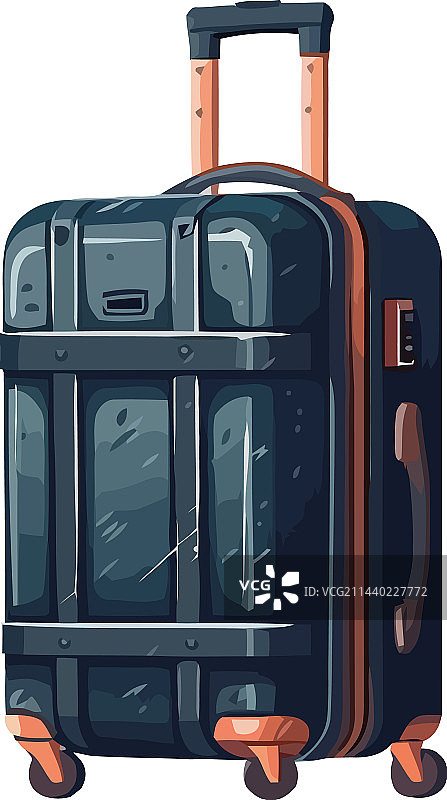 携带行李箱和手提箱的旅行探险图片素材