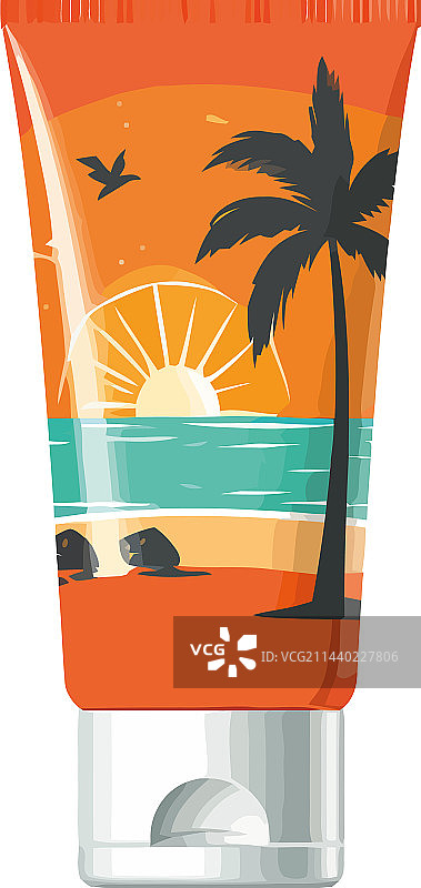 防晒霜软管图片素材