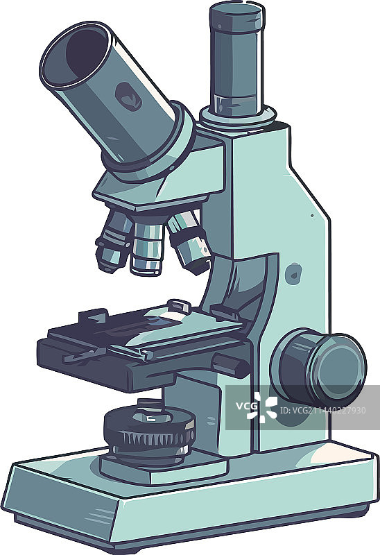 科学家用高倍显微镜分析细菌图片素材