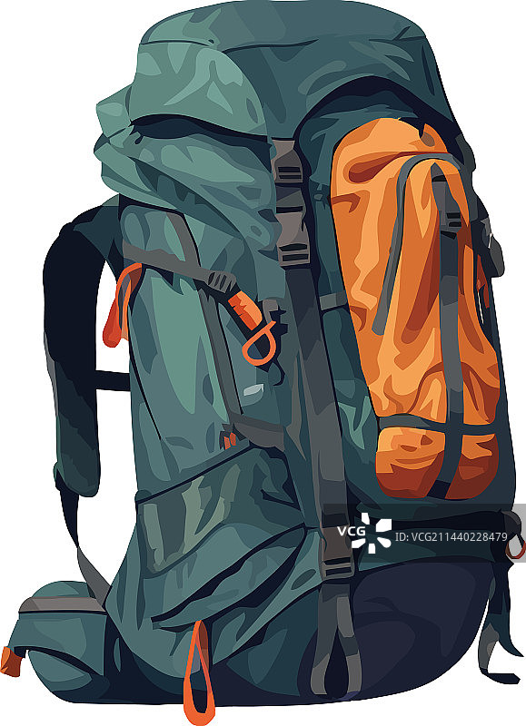 绿色背包设计图片素材