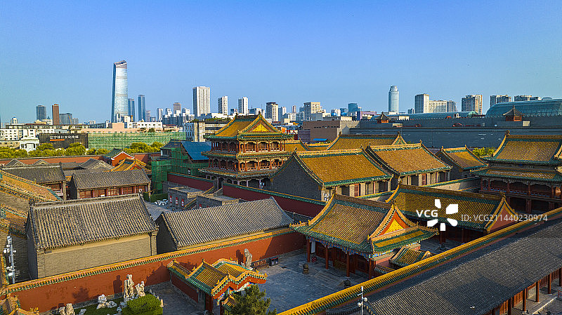 辽宁沈阳故宫建筑群图片素材