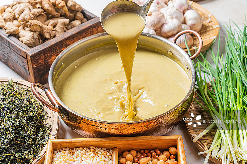 美食广西恭城油茶图片素材