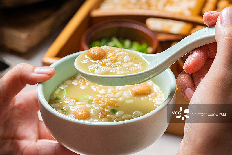 美食广西恭城油茶图片素材