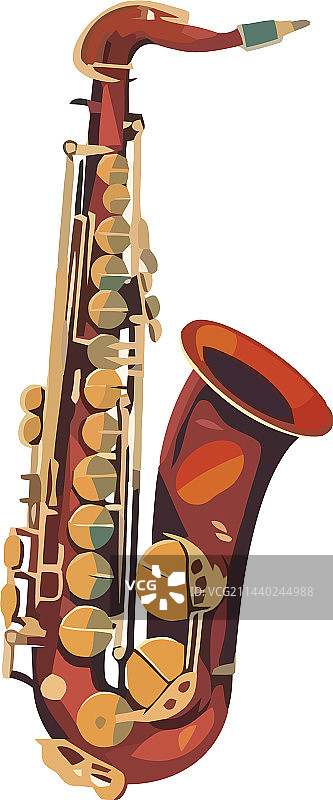 金色萨克斯管设计图片素材