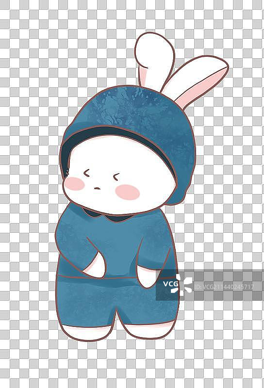 萌兔海军图片素材