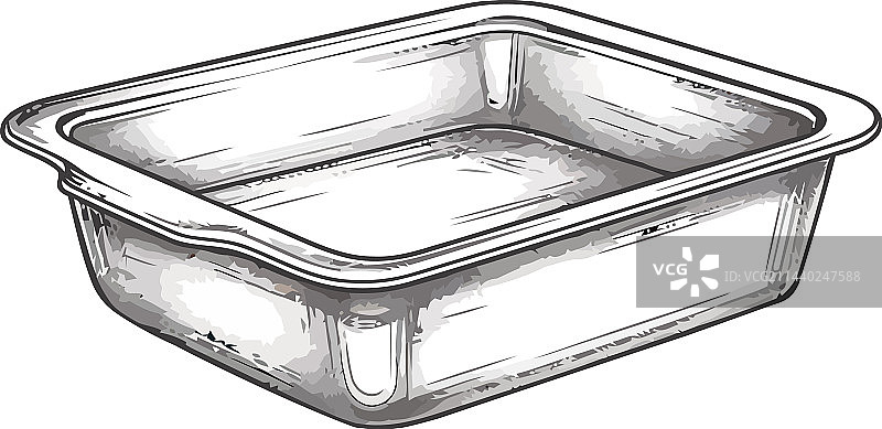 带盖透明塑料食品容器图片素材