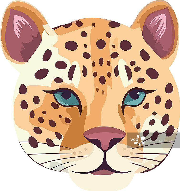 斑点猎豹设计图片素材