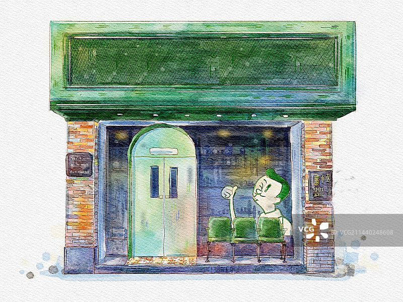 街屋-咖啡店图片素材