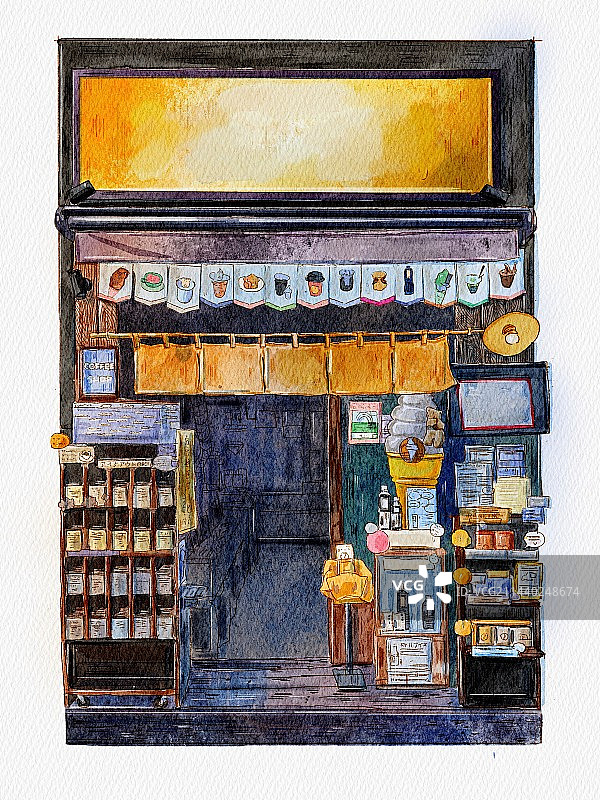 街屋-咖啡店图片素材