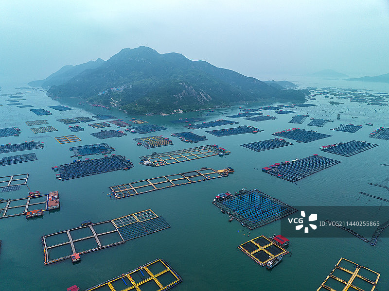 三都澳海上养殖图片素材